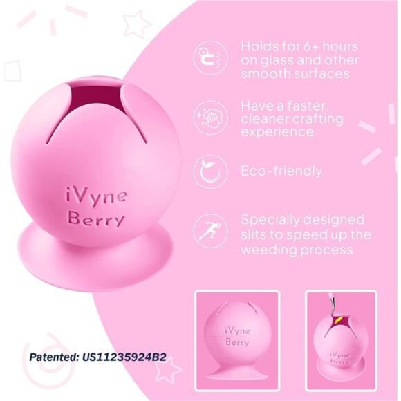 Berry Suctioned Vinyl Weeding Scrap Collector & Holder for Weeding Tools - Picture 3 of 7